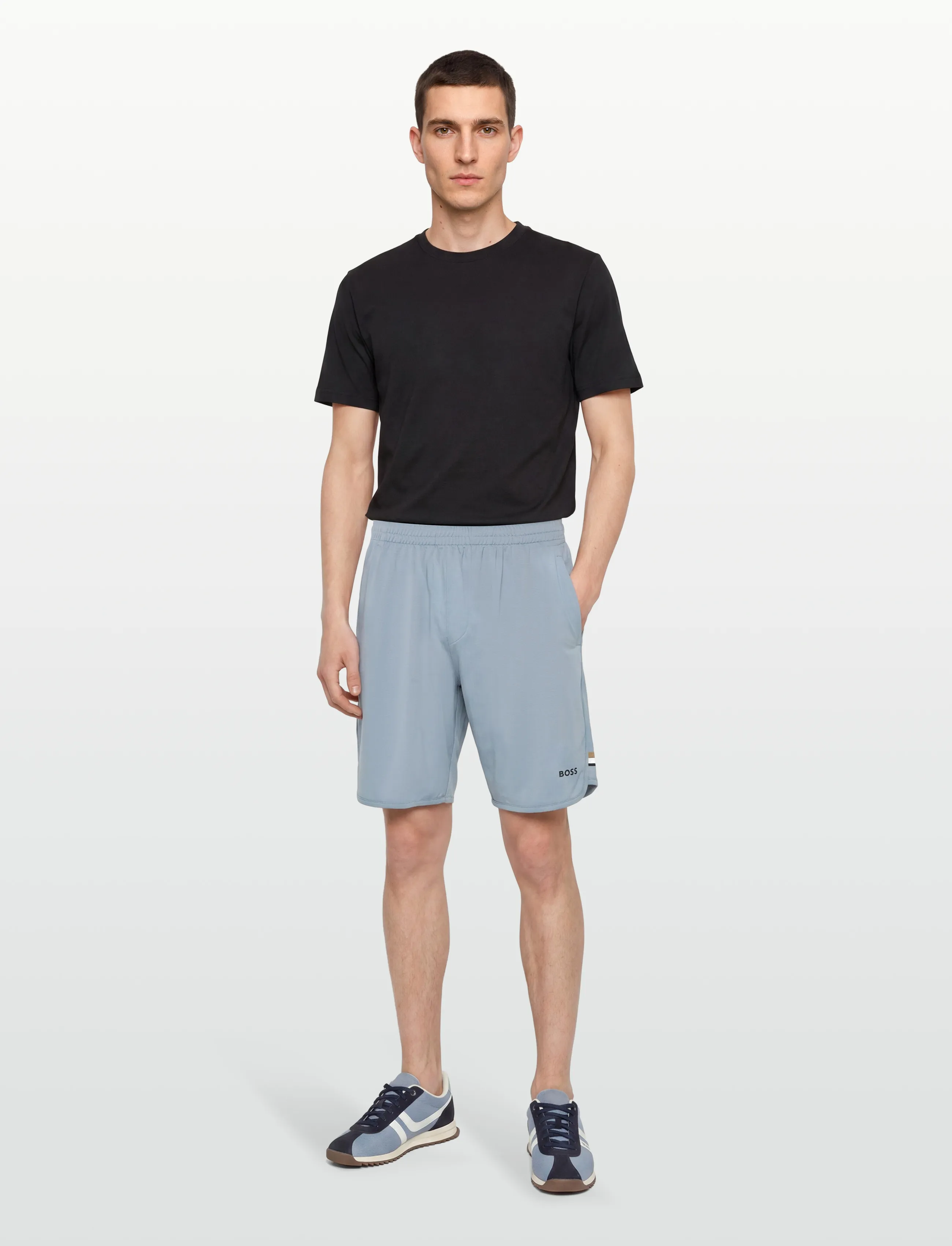 BOSS - JT_TOC Game 9 inch - träningsshorts - dark grey - 0