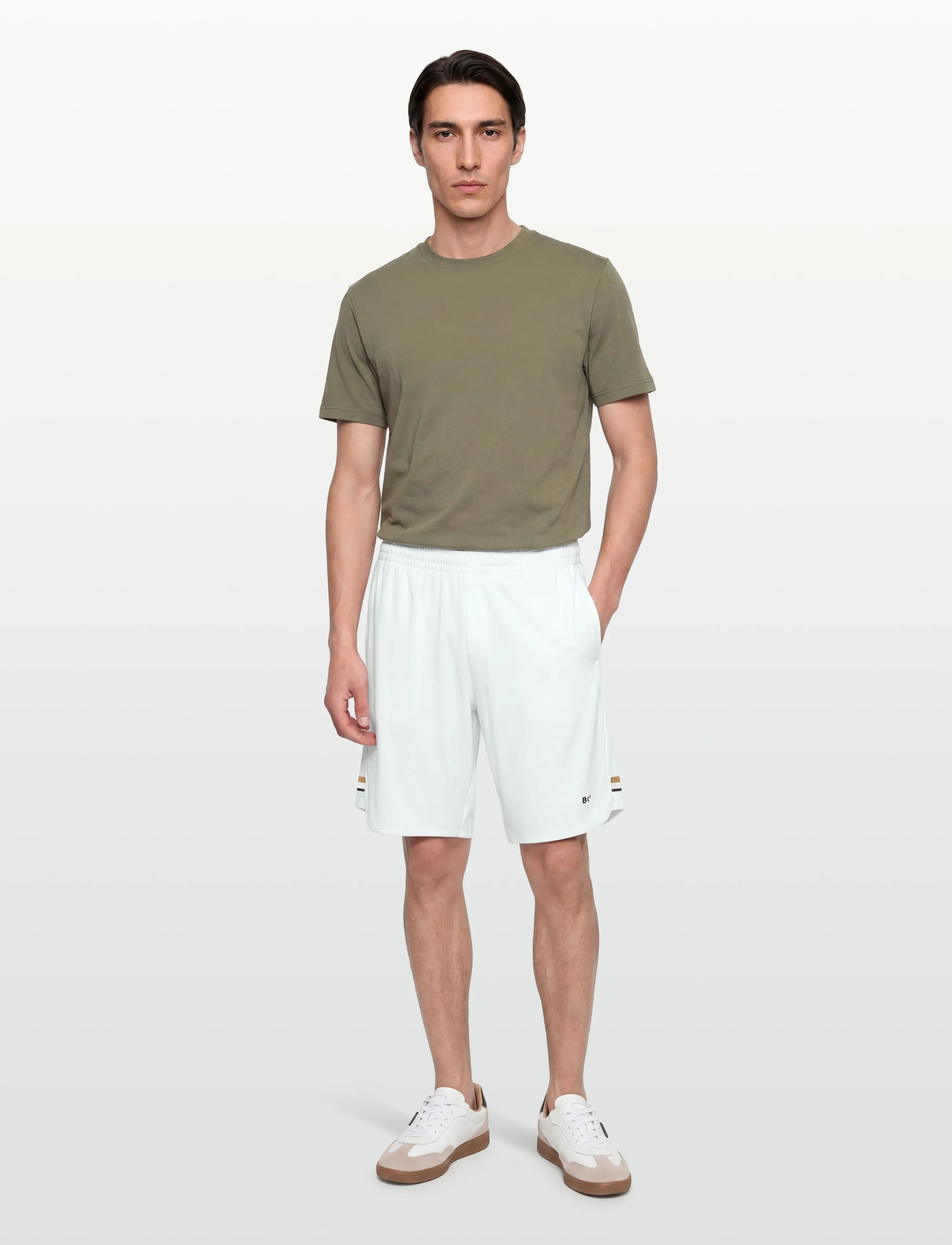 BOSS Jt_Toc Game 9 Inch, XXL, Sport Shorts, Weiß - Training Männerswear