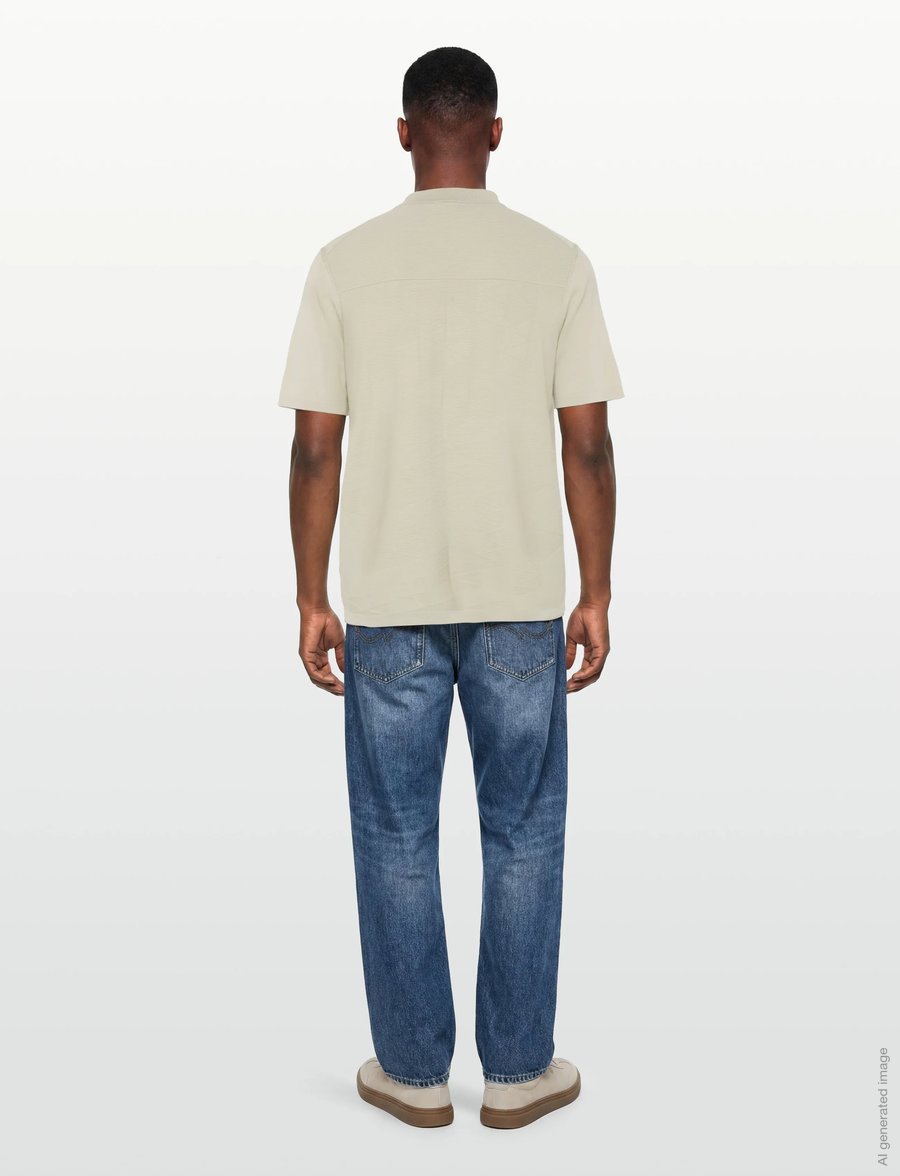 BOSS - KN_Network MZ - oberteile & t-shirts - light beige - 4