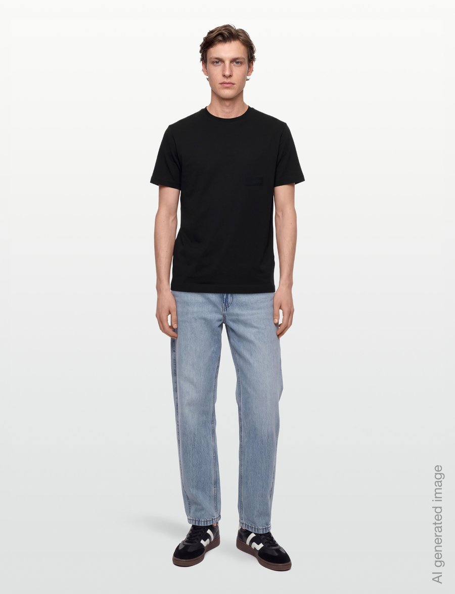 BOSS - TS_Structure - t-shirts - black - 0