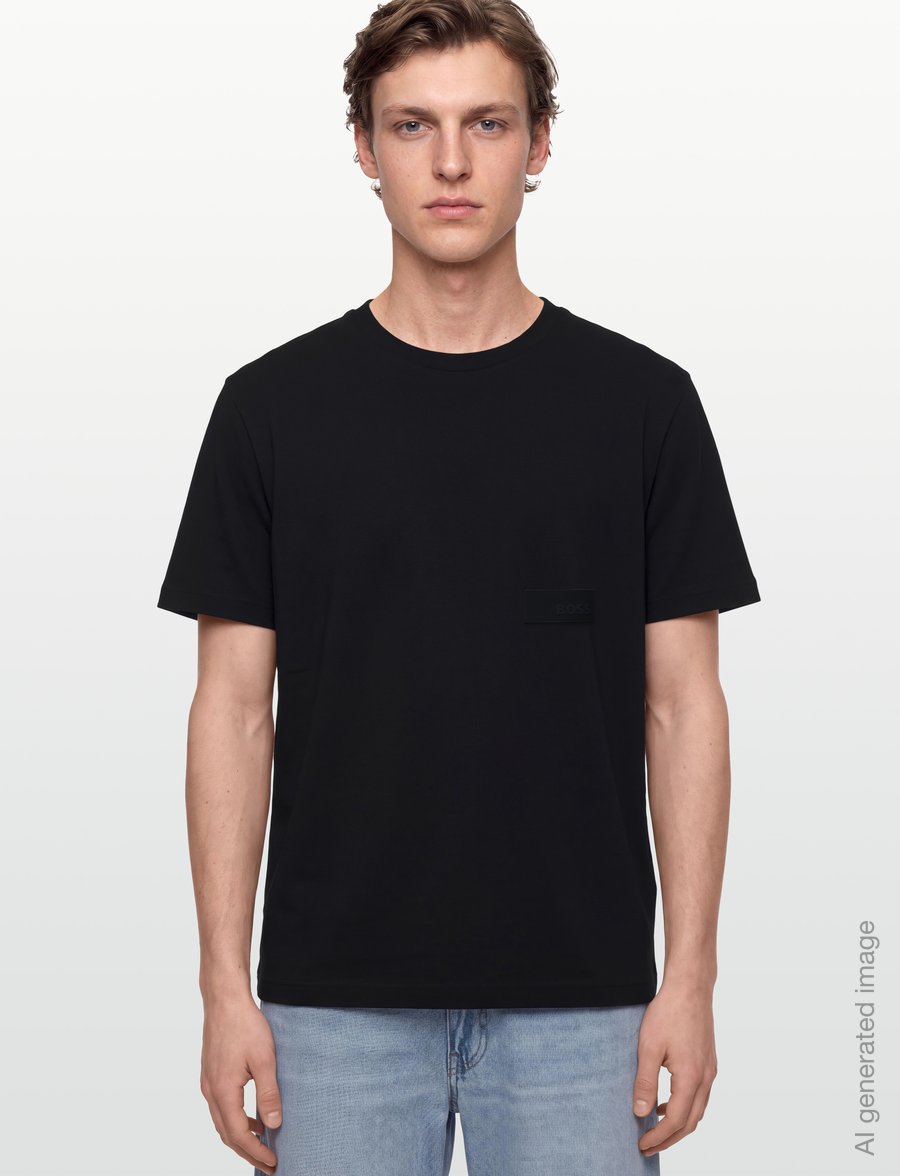 BOSS - TS_Structure - t-shirts - black - 3
