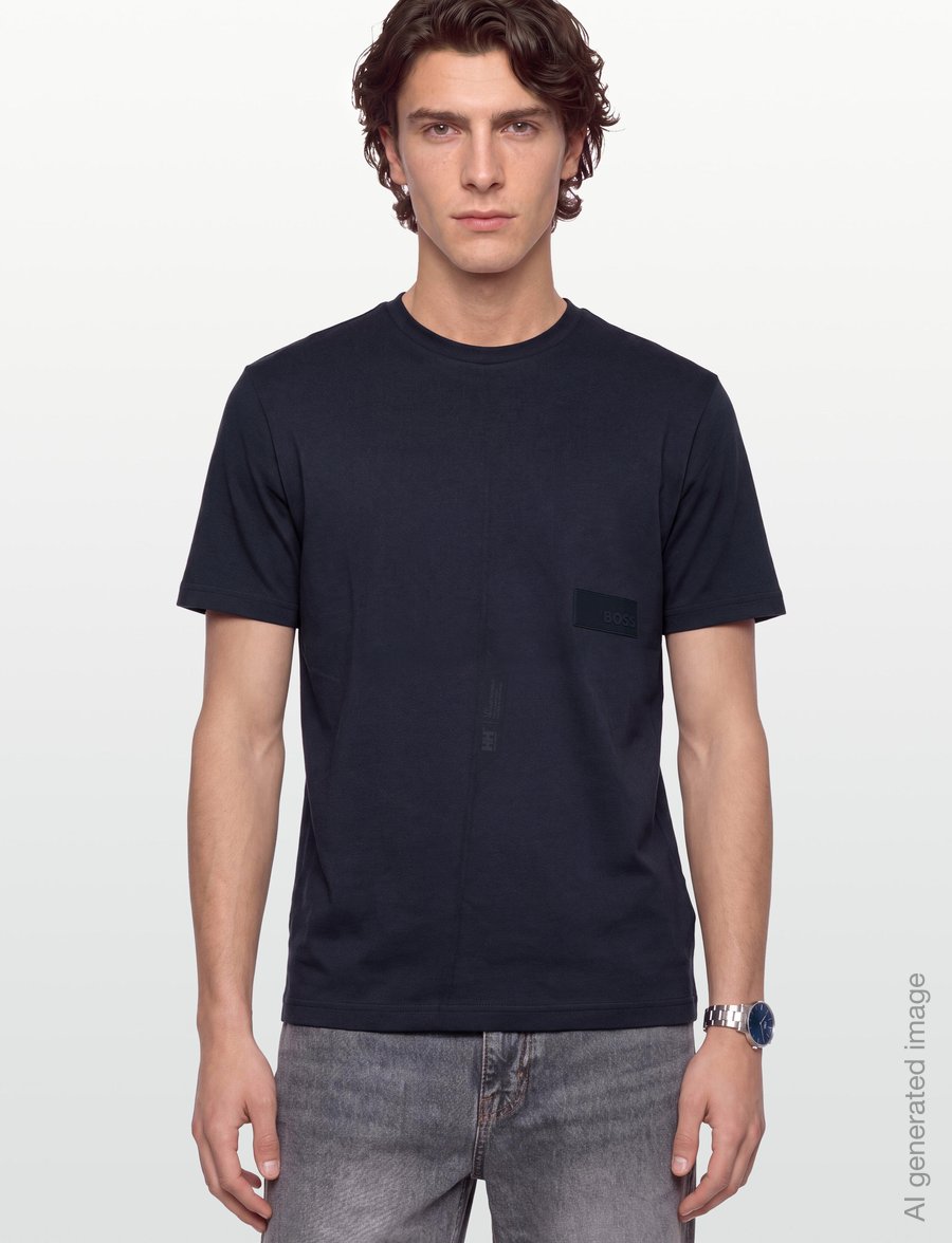 BOSS - TS_Structure - alussärgid ja t-särgid - dark blue - 3