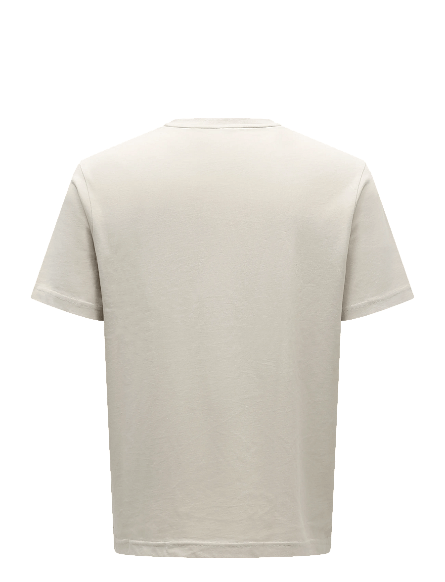 BOSS - TS_Structure - oberteile & t-shirts - light beige - 1