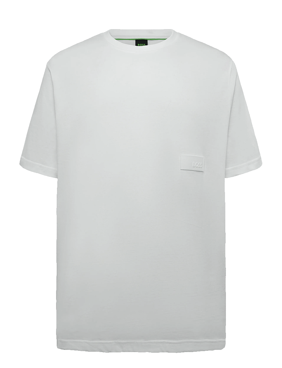 BOSS - TS_Structure - oberteile & t-shirts - white - 0