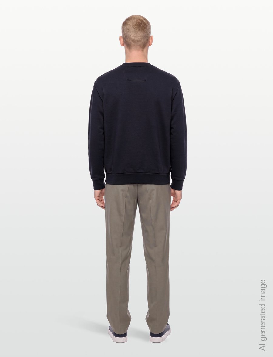 BOSS - SW_Crewneck - Överdelar - dark blue - 4