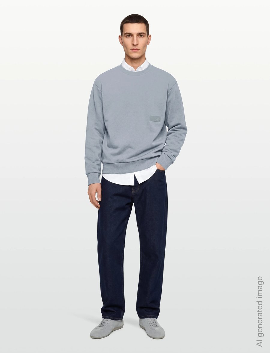 BOSS - SW_Crewneck - overdele - dark grey - 0