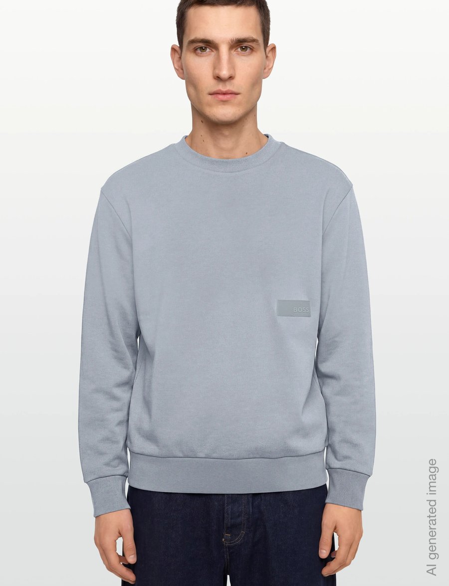 BOSS - SW_Crewneck - overdele - dark grey - 3