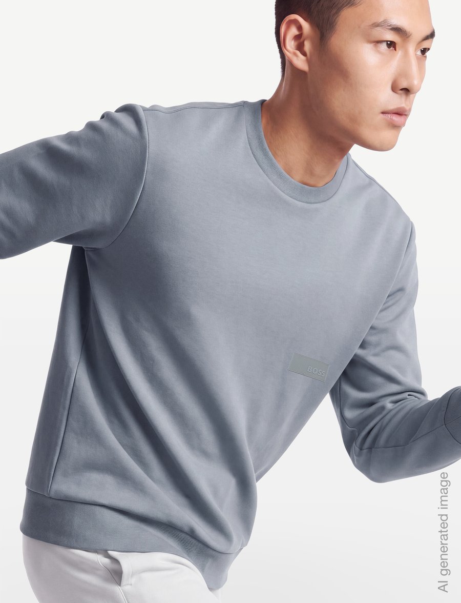 BOSS - SW_Crewneck - oberteile - dark grey - 3