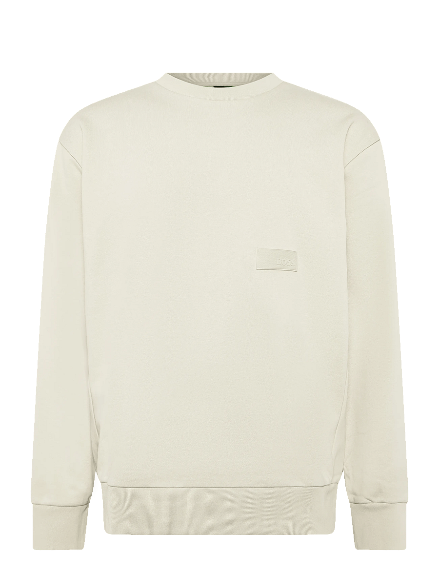 BOSS - SW_Crewneck - alussärgid - light beige - 0