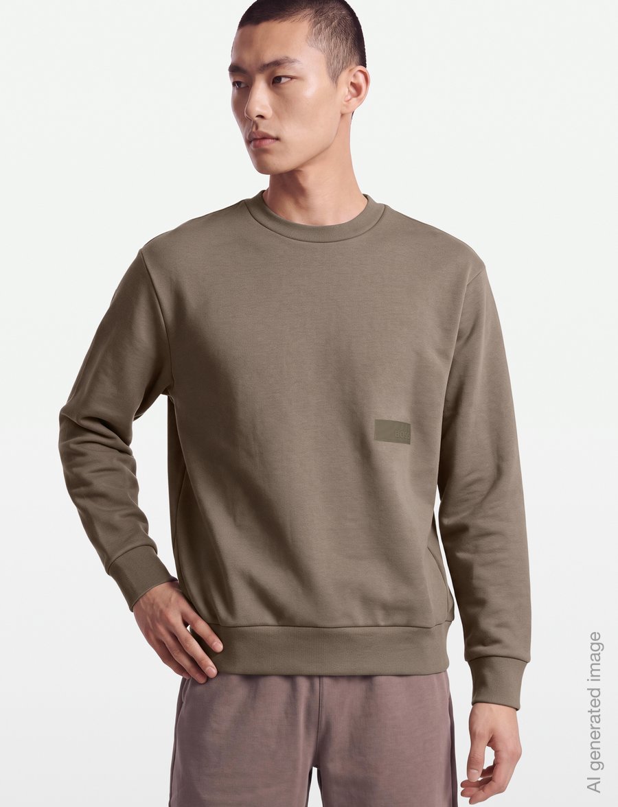 BOSS - SW_Crewneck - Överdelar - light/pastel green - 3