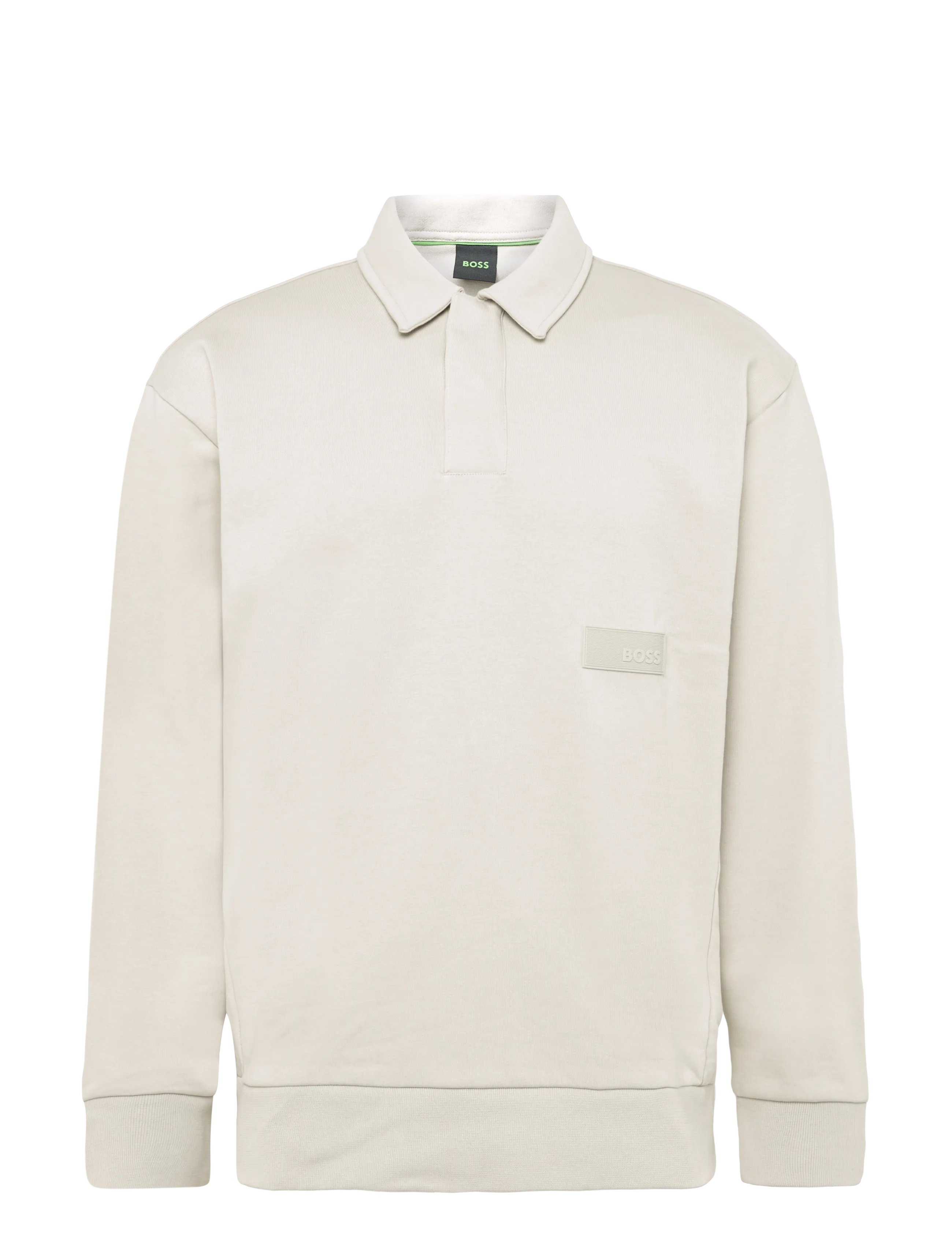 BOSS SW_Placket Polo - Poloshirts - LIGHT BEIGE / beige