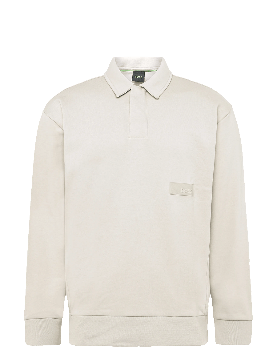 BOSS - SW_Placket Polo - oberteile & t-shirts - light beige - 0