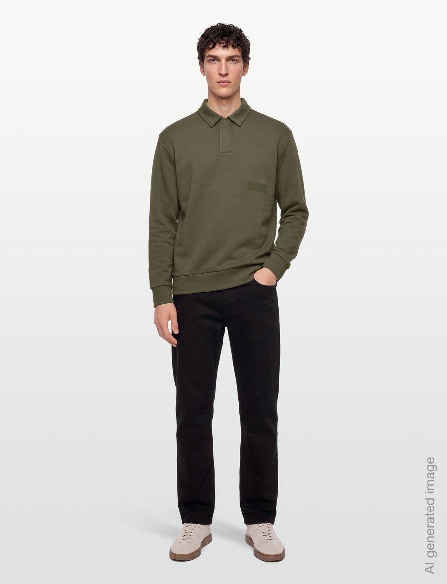 BOSS - SW_Placket Polo - toppe & t-shirts - open green - 0