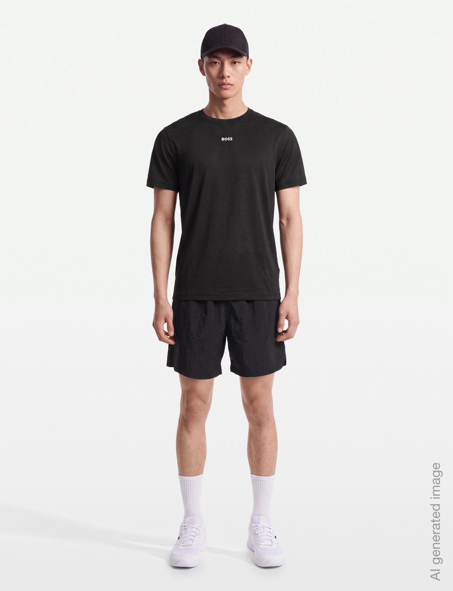 BOSS - TS_Active - alussärgid ja t-särgid - black - 0