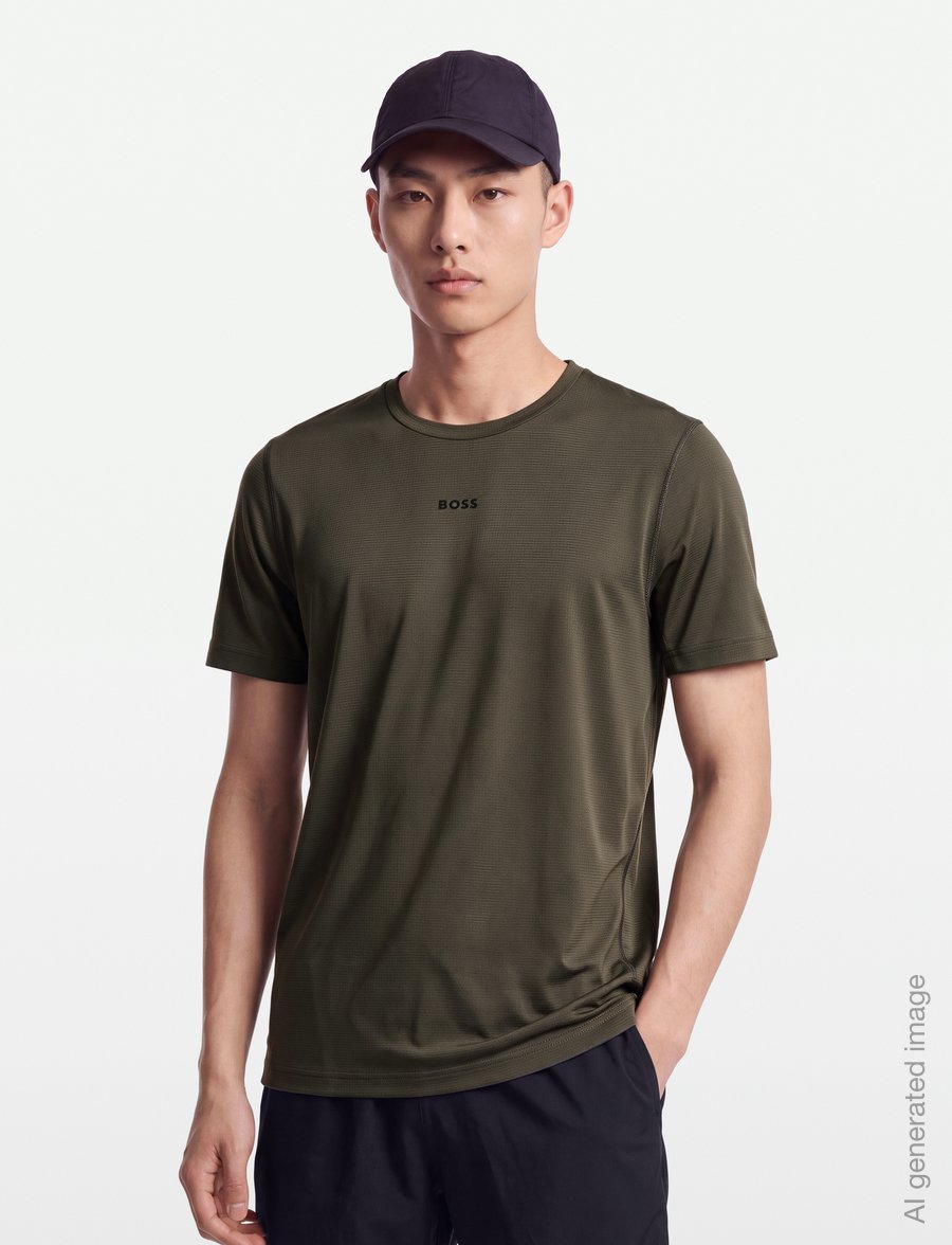 BOSS - TS_Active - oberteile & t-shirts - open green - 3