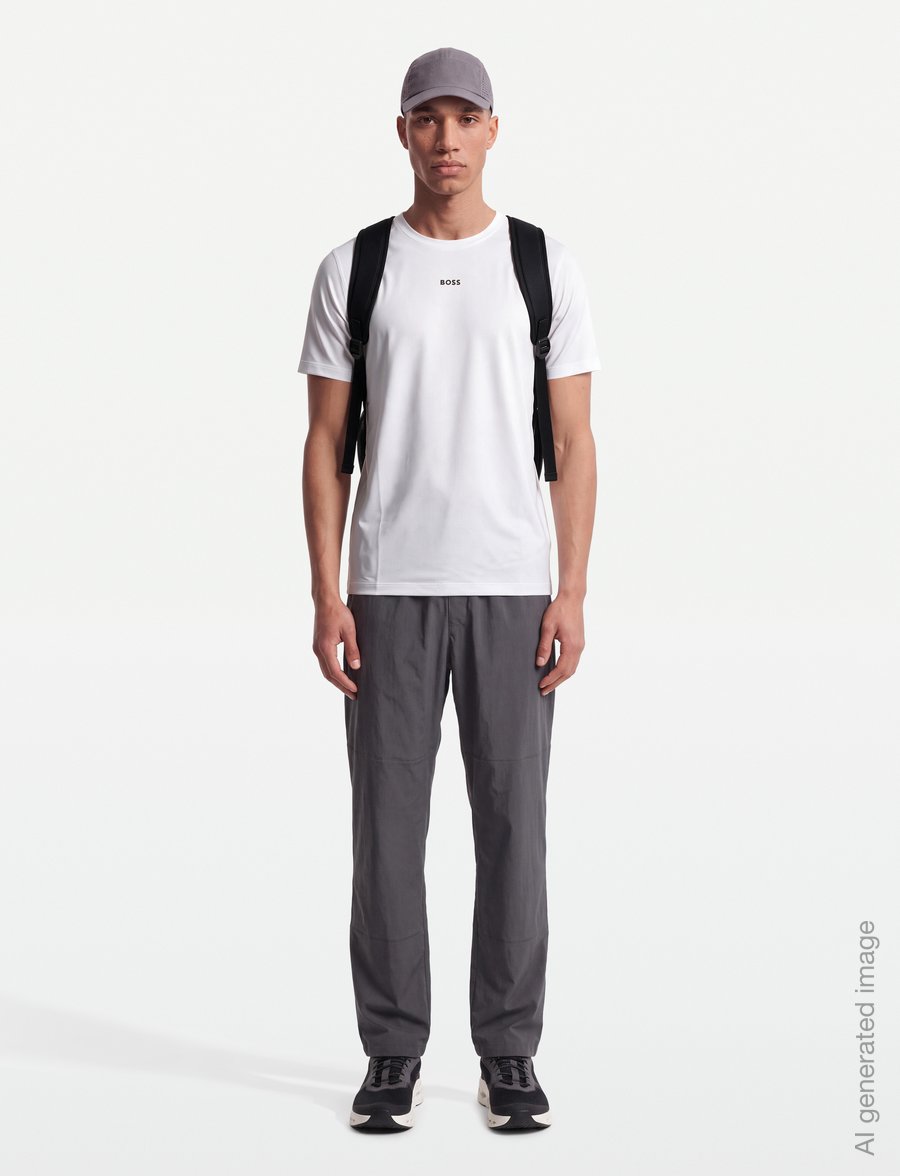 BOSS - TS_Active - augšdaļas un t-krekli - white - 0