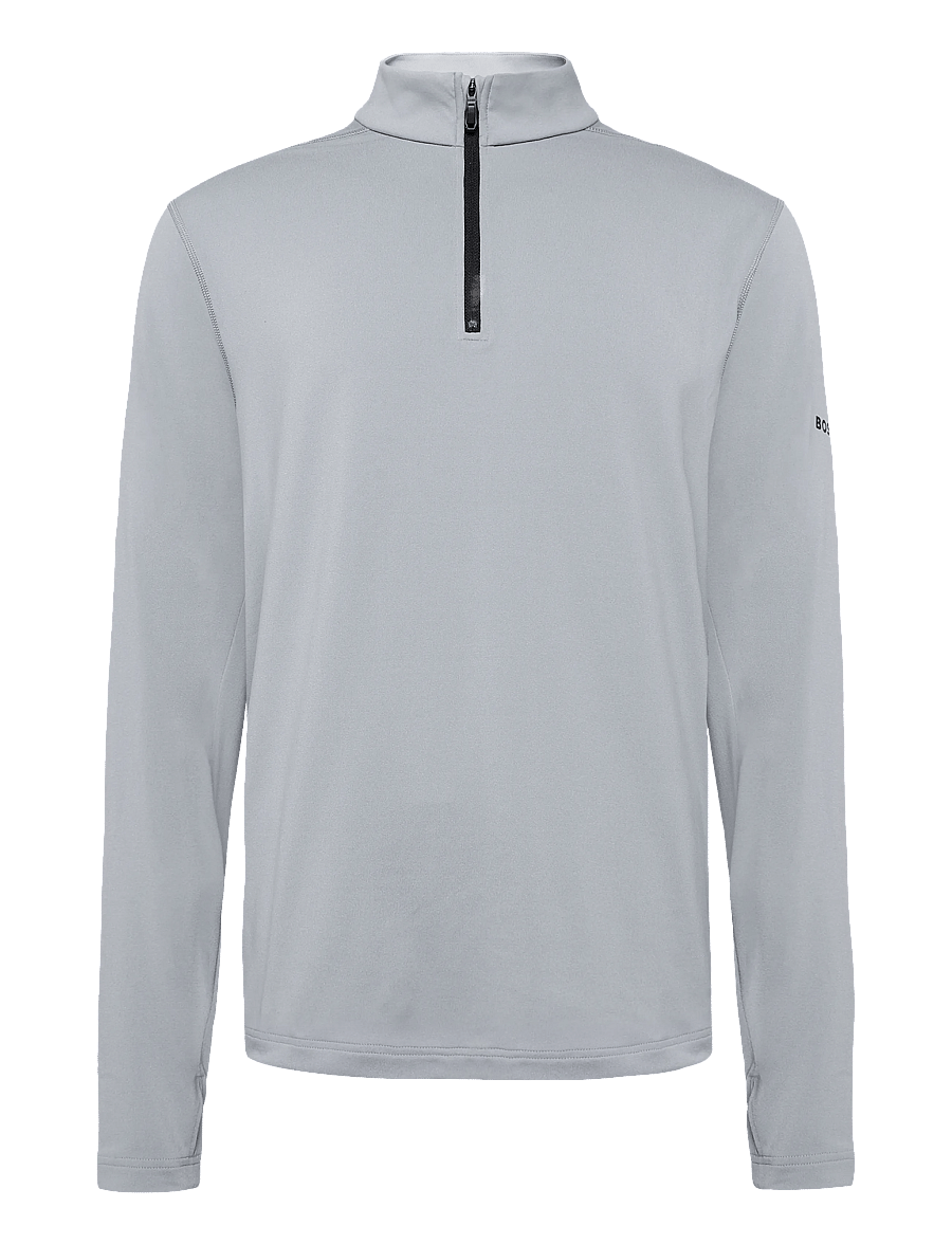 BOSS - SW_Active QZ - fleece & midlayer - dark grey - 0