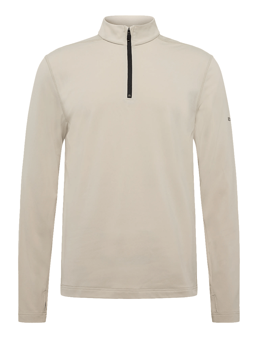 BOSS - SW_Active QZ - fleece & midlayer - light beige - 0
