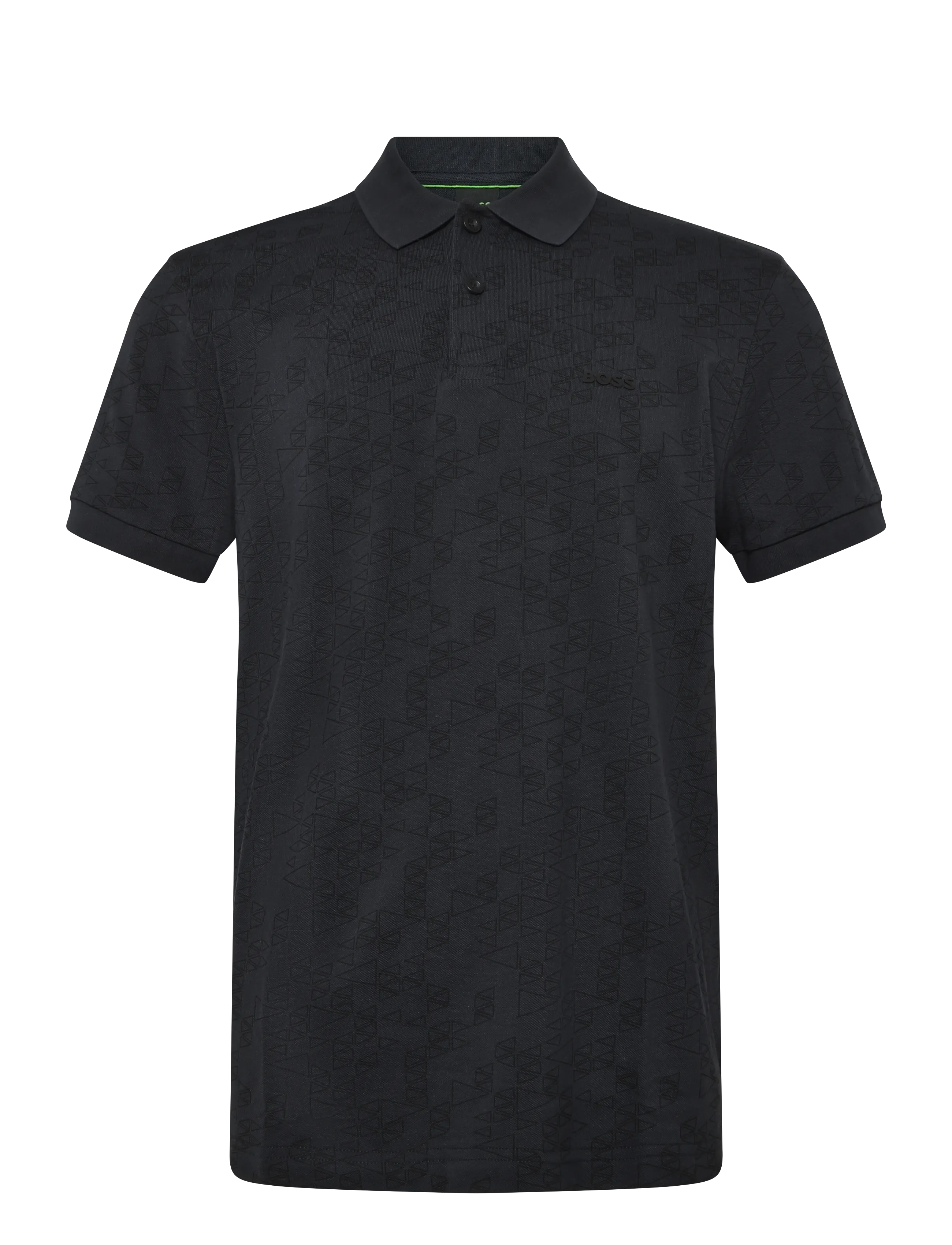Cotton-piqué polo shirt with all-over print 5