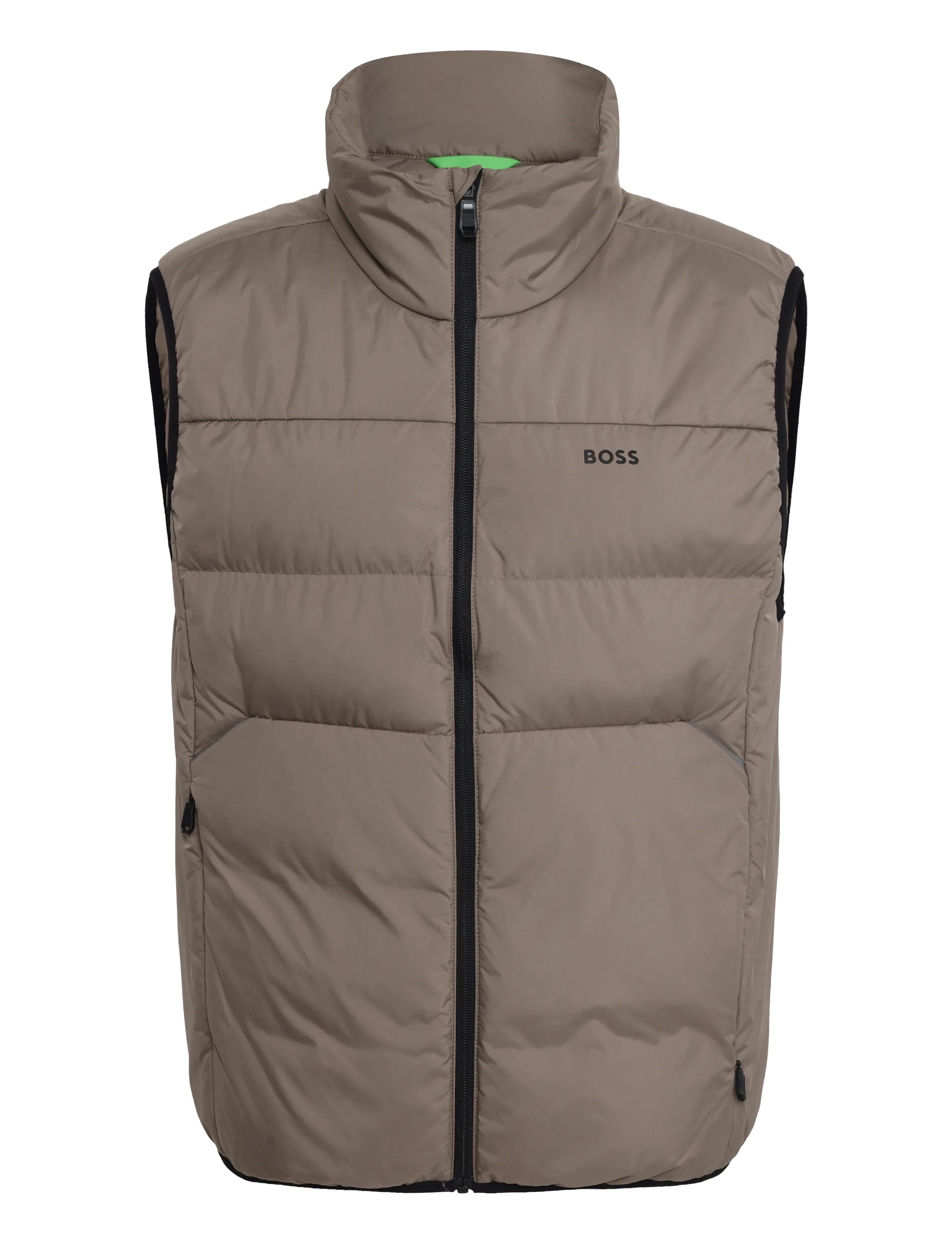 BOSS OW_Urbanex Puffer V - Vests - LIGHT/PASTEL GREEN / khaki/green