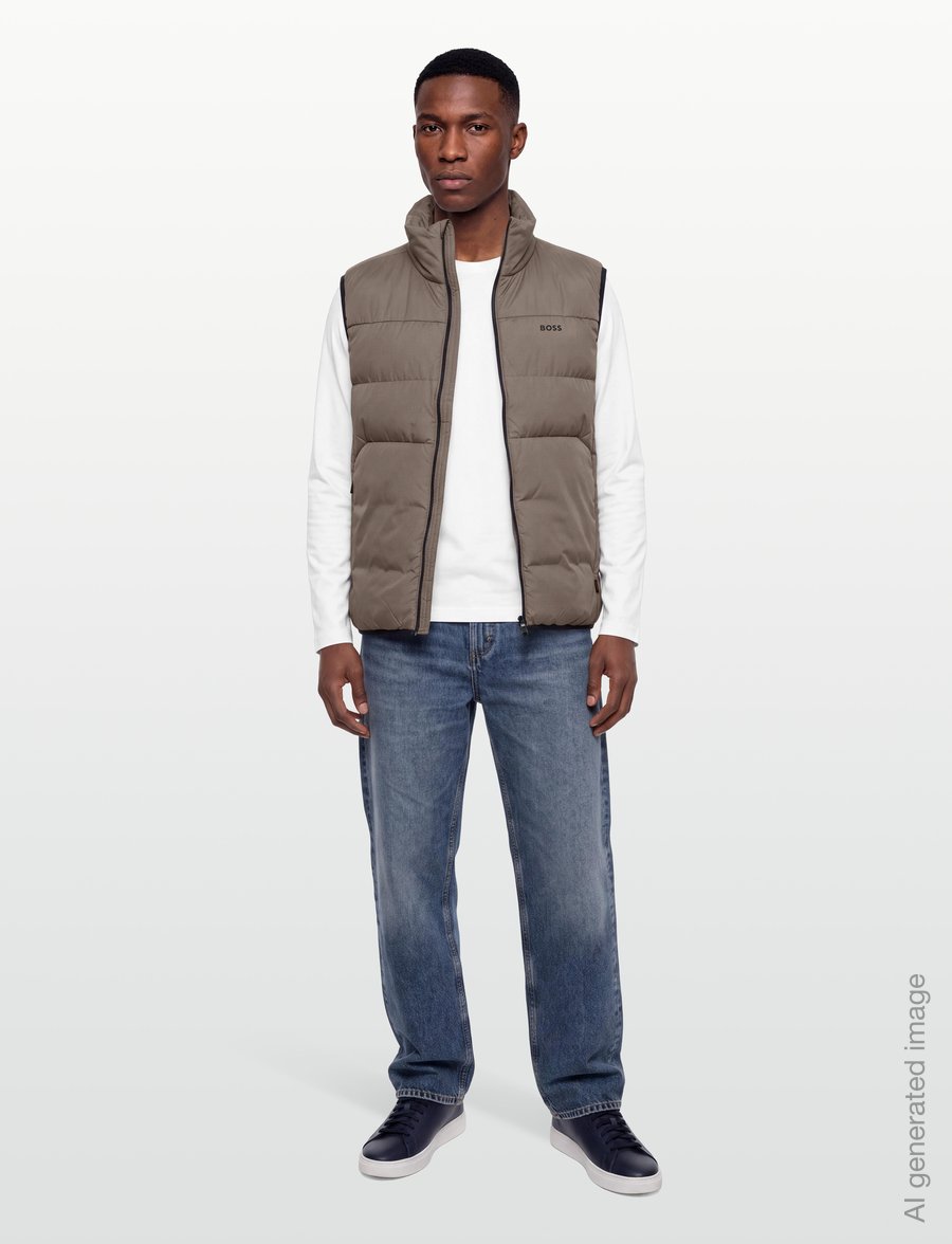 BOSS - OW_Urbanex Puffer V - vests - light/pastel green - 0