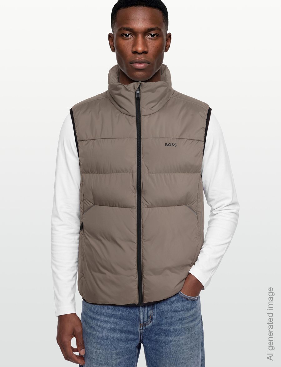 BOSS - OW_Urbanex Puffer V - vests - light/pastel green - 3