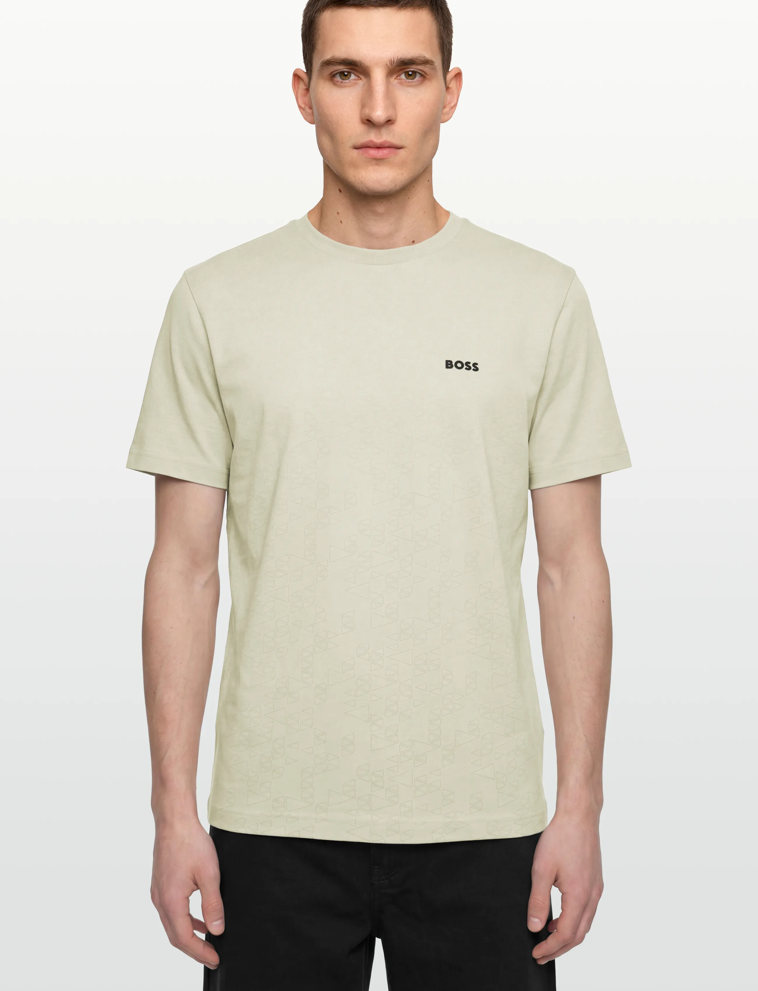 BOSS - TS_GOC Swing AO - t-shirts - light beige - 3
