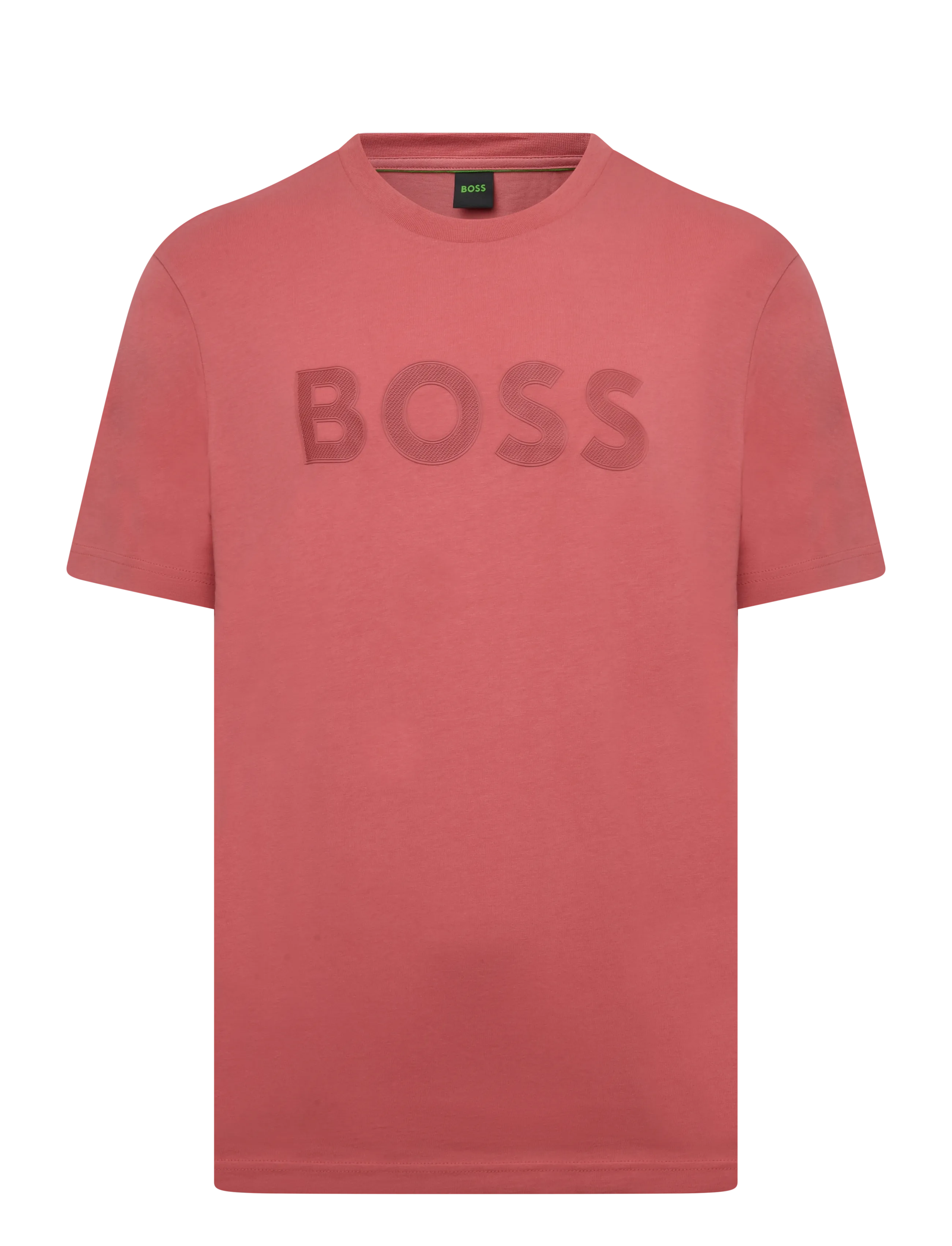 BOSS TS_Structure Logo - Kleidung - MEDIUM PINK / pink/rose