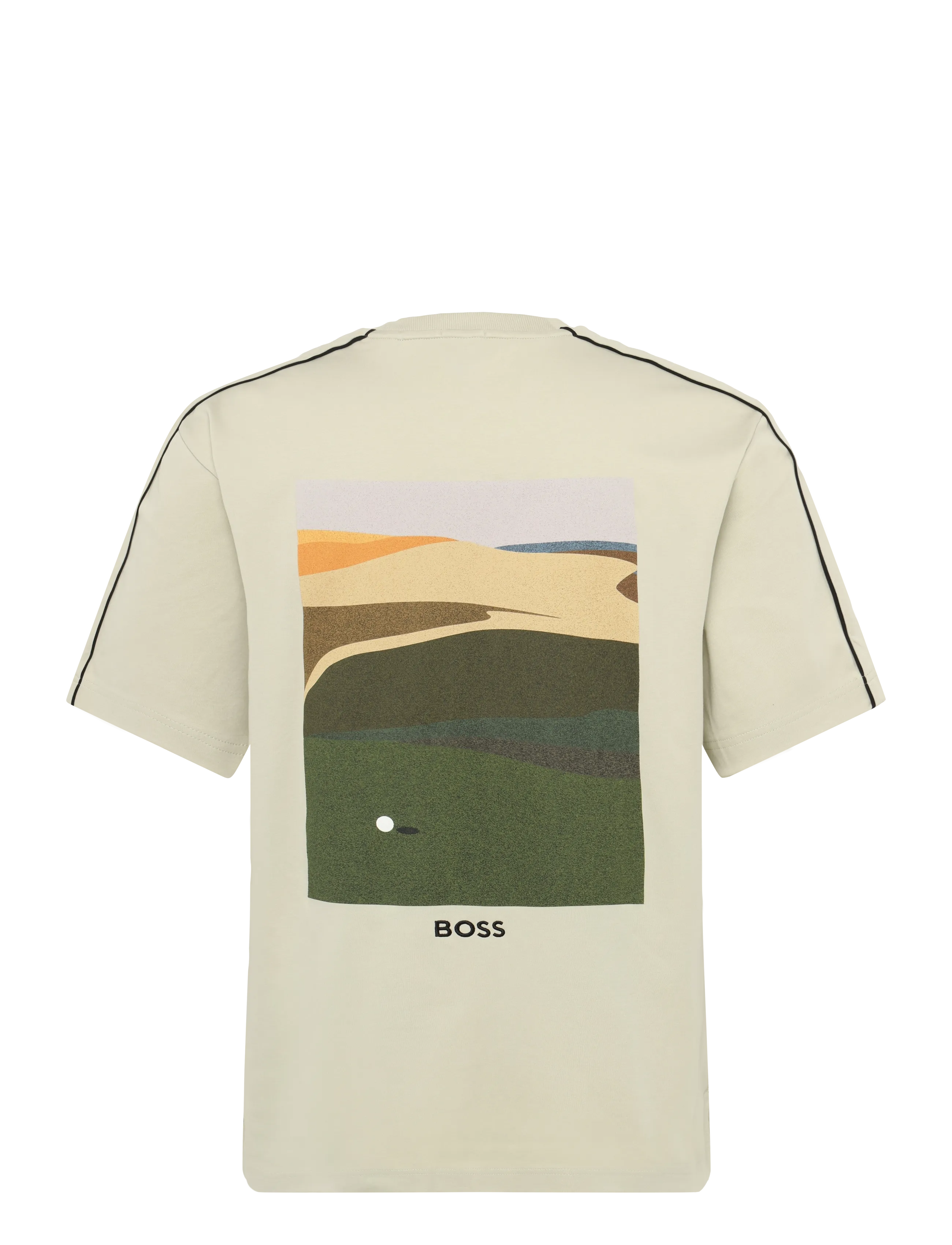 BOSS - TS_The_Open-26 - alussärgid ja t-särgid - light beige - 1