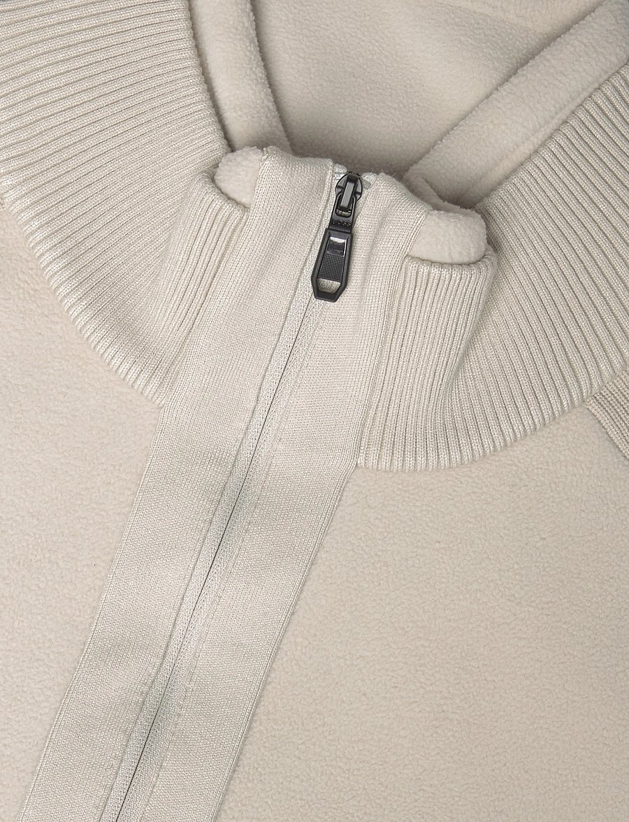 BOSS - KN_Teddy QZ - sweatshirts - light beige - 2