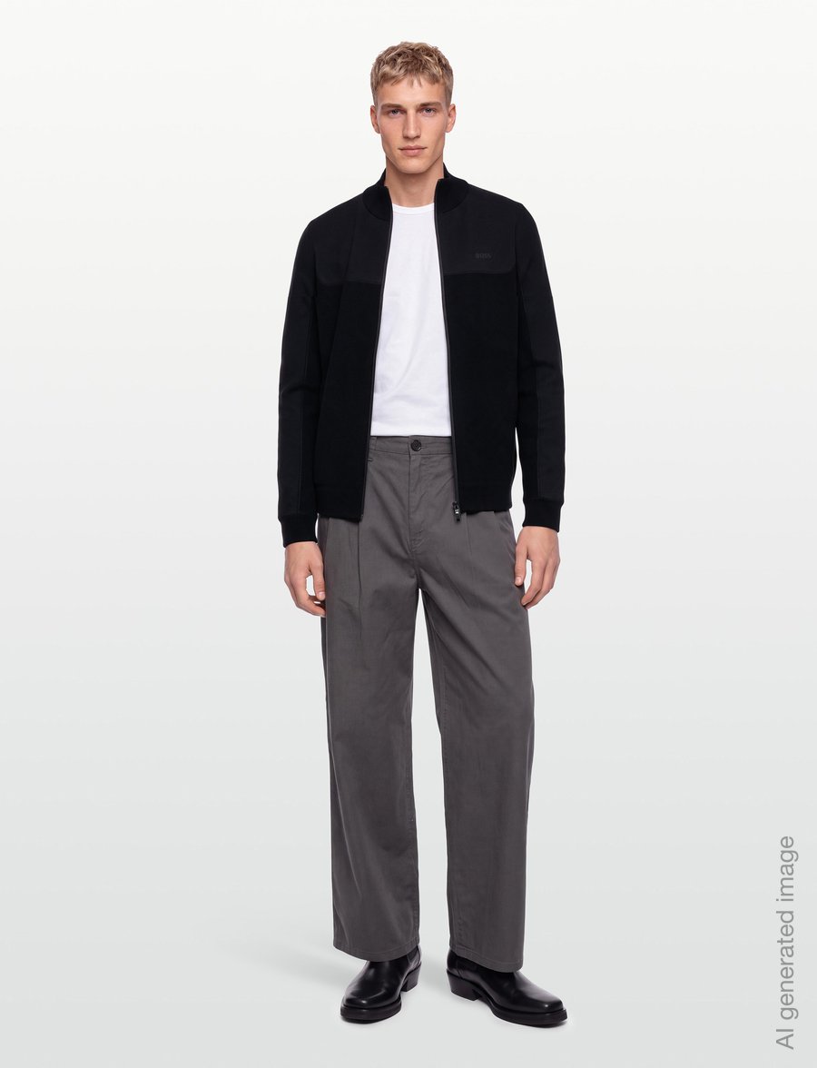 BOSS - KN_Teddy HY - fleece & mellanlager - black - 0