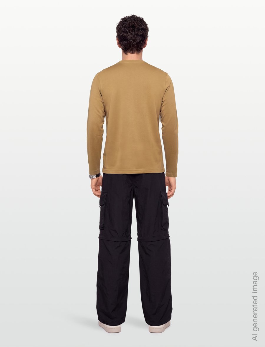 BOSS - TS_PS Icons70 Long - långärmade tröjor - medium brown - 4