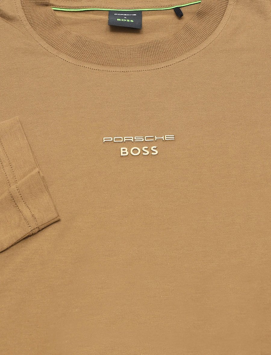 BOSS - TS_PS Icons70 Long - langarmshirts - medium brown - 2