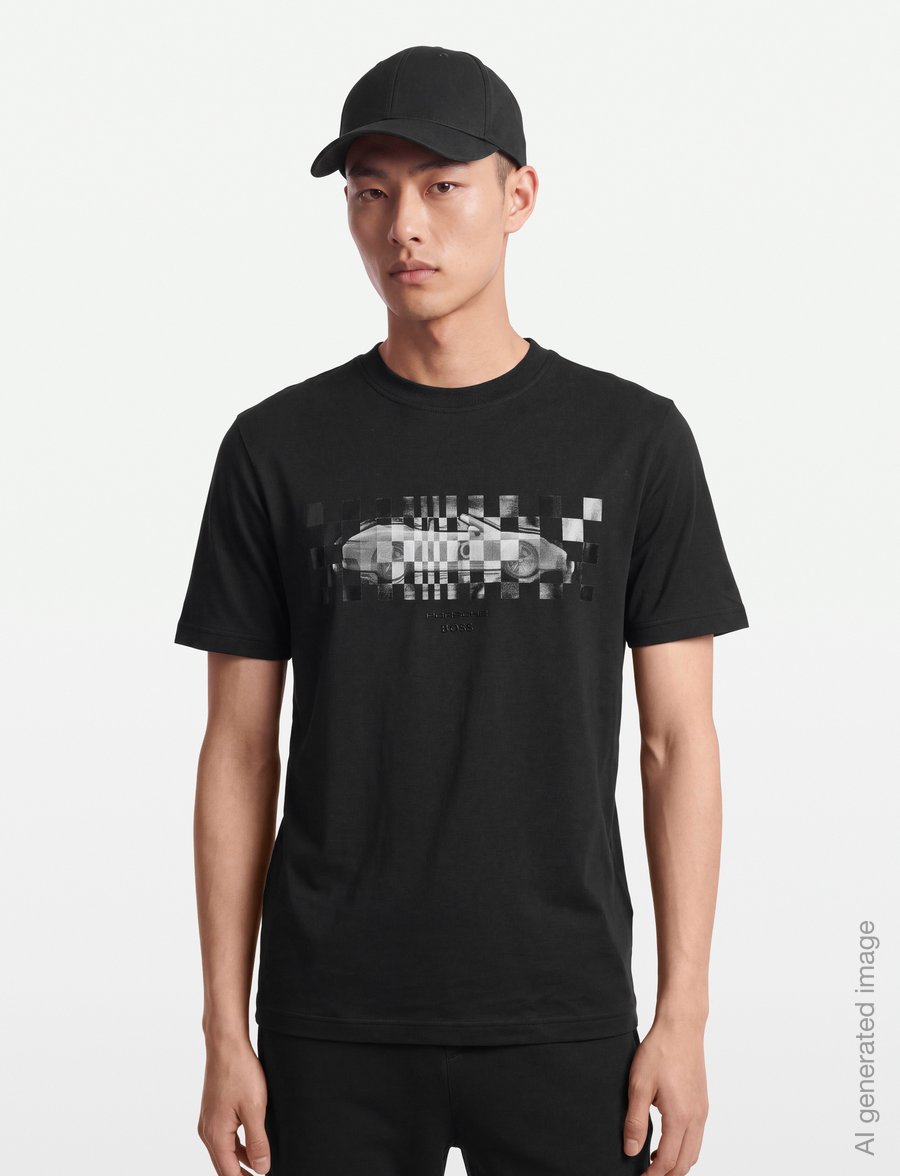 BOSS - TS_PS Icons70 Car - t-shirts - black - 3