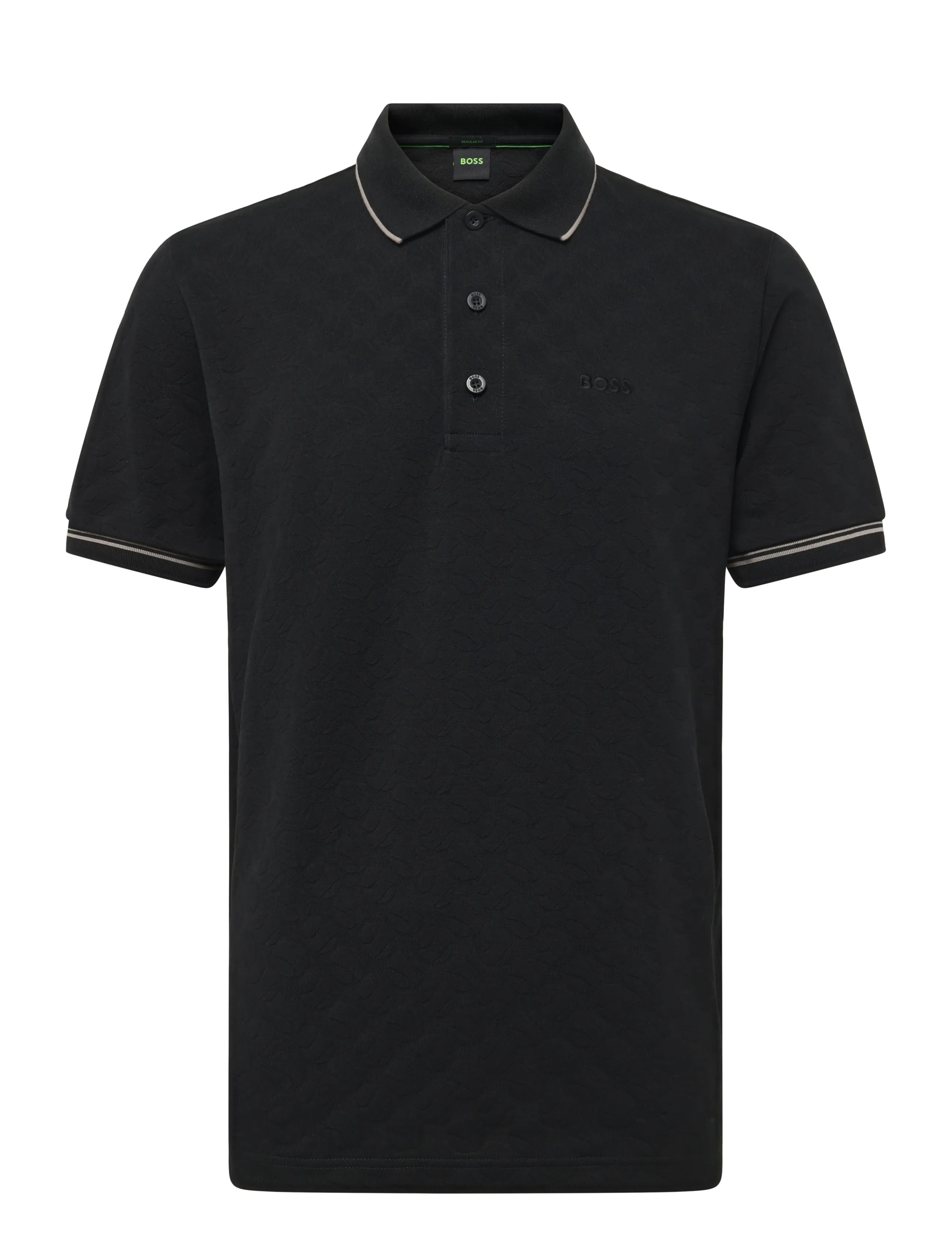 BOSS PL_Revival Paddy - Poloshirts - BLACK / black
