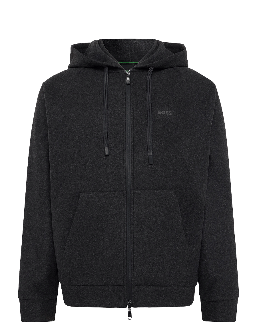BOSS - SW_Transit HD FZ - kapuutsiga dressipluusid - charcoal - 0