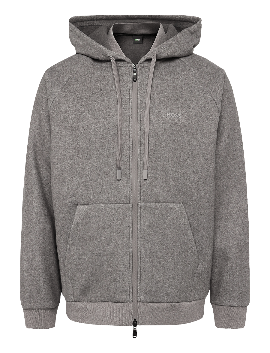 BOSS - SW_Transit HD FZ - sweatshirts - light/pastel brown - 0