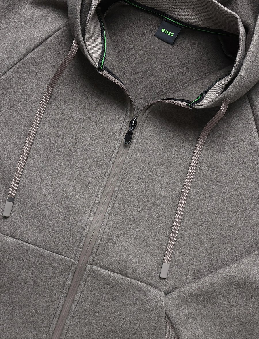 BOSS - SW_Transit HD FZ - sweatshirts - light/pastel brown - 2