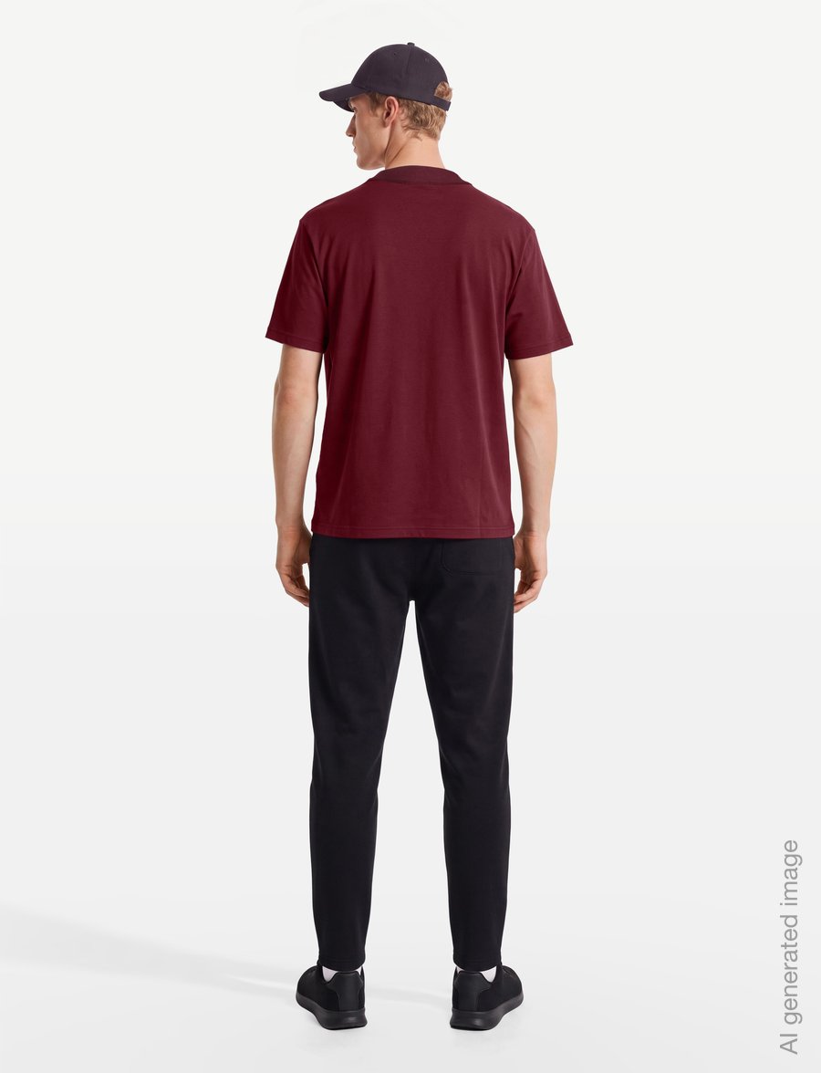 BOSS - TS_Network - tops & t-shirts - dark pink - 4