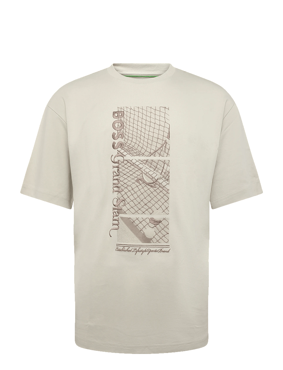 BOSS - TS_Teddy GRX - t-shirts - light beige - 0