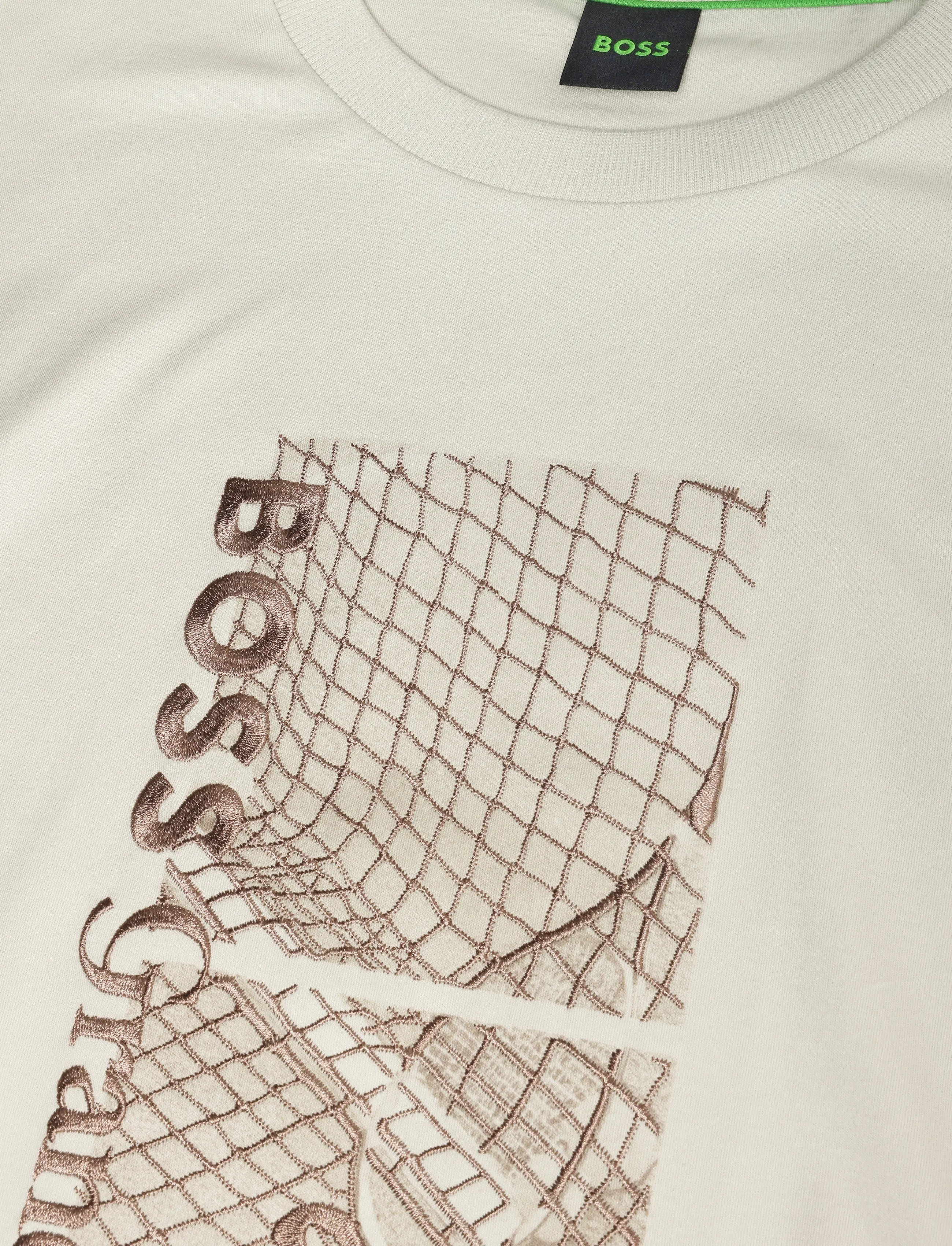 BOSS - TS_Teddy GRX - t-shirts - light beige - 2