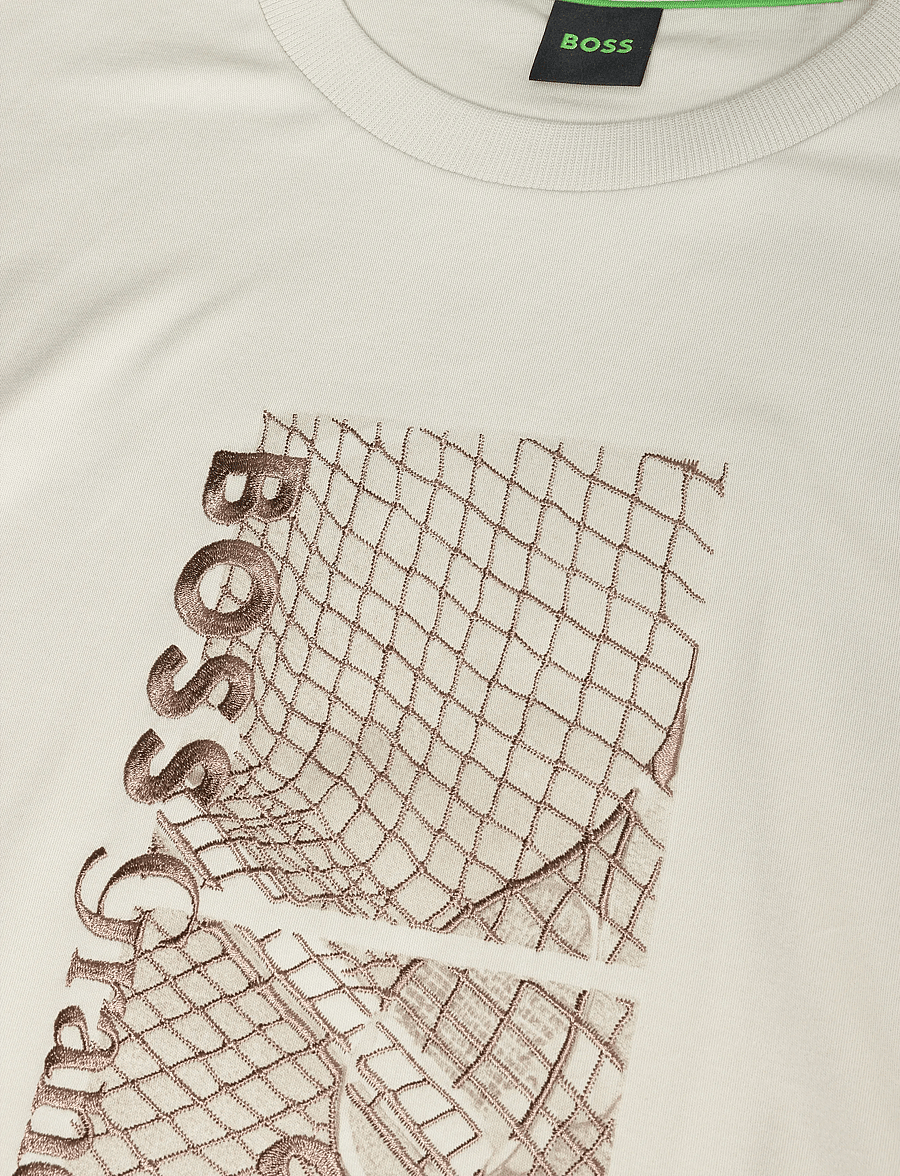 BOSS - TS_Teddy GRX - t-shirts - light beige - 2