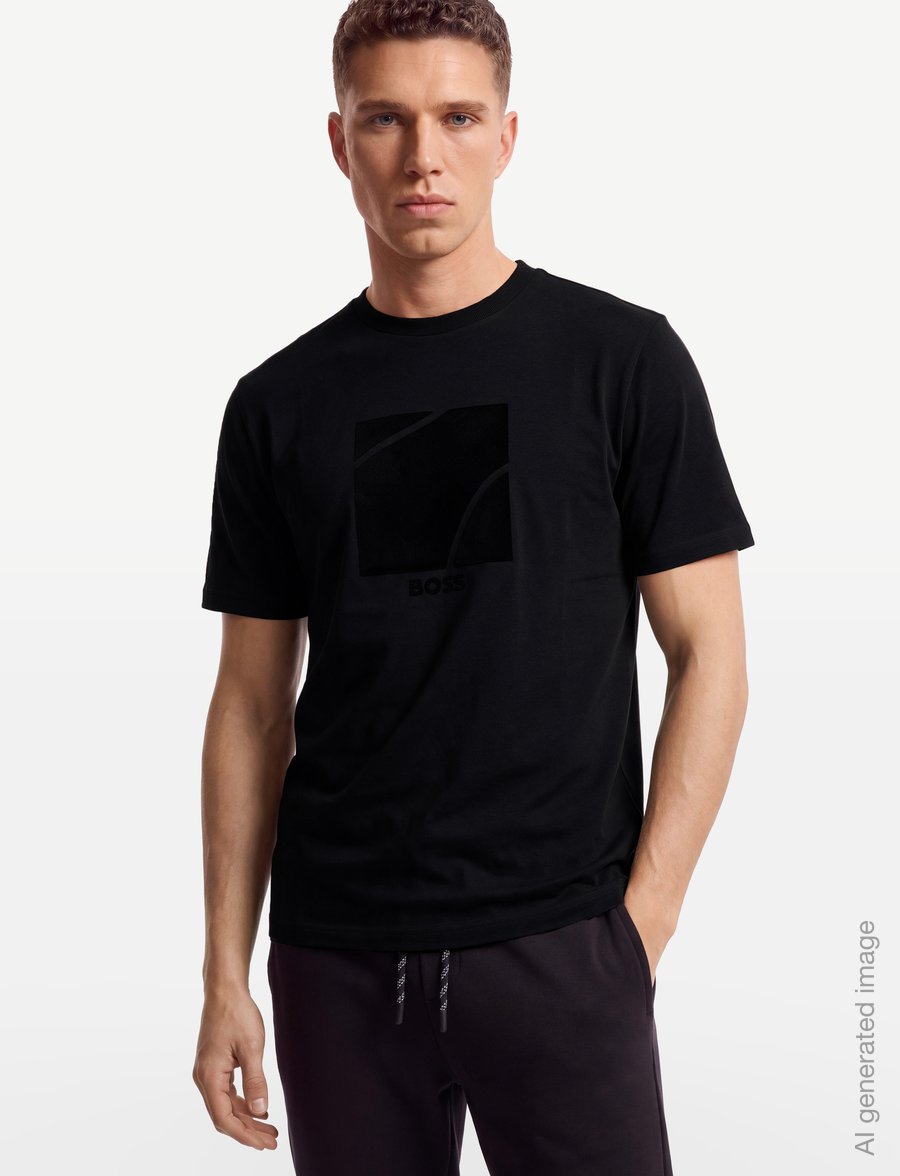 BOSS - TS_Revival GRX - t-shirts - black - 3
