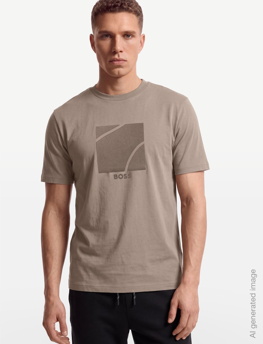 BOSS - TS_Revival GRX - oberteile & t-shirts - light/pastel green - 3
