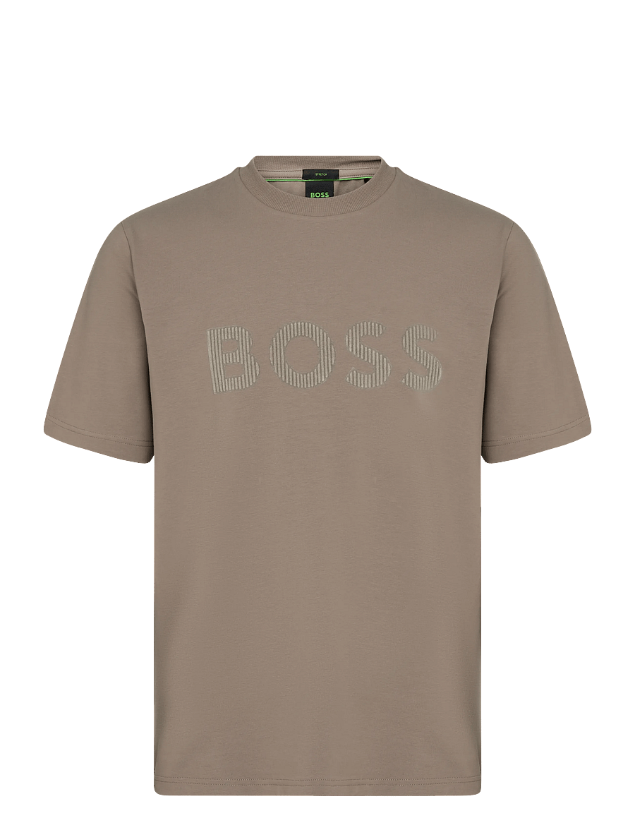 BOSS - TS_Cord Logo - stuttermarbolir - light/pastel green - 0