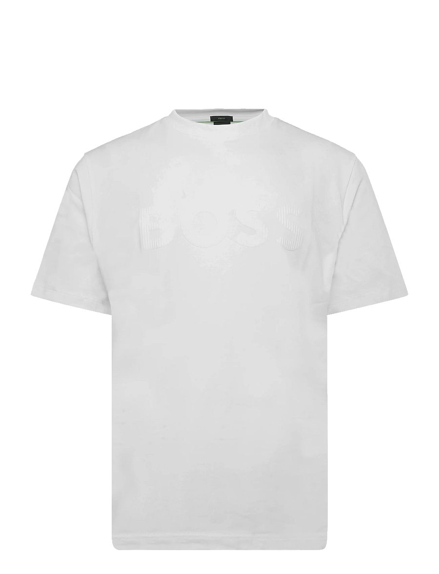 BOSS - TS_Cord Logo - oberteile & t-shirts - white - 0