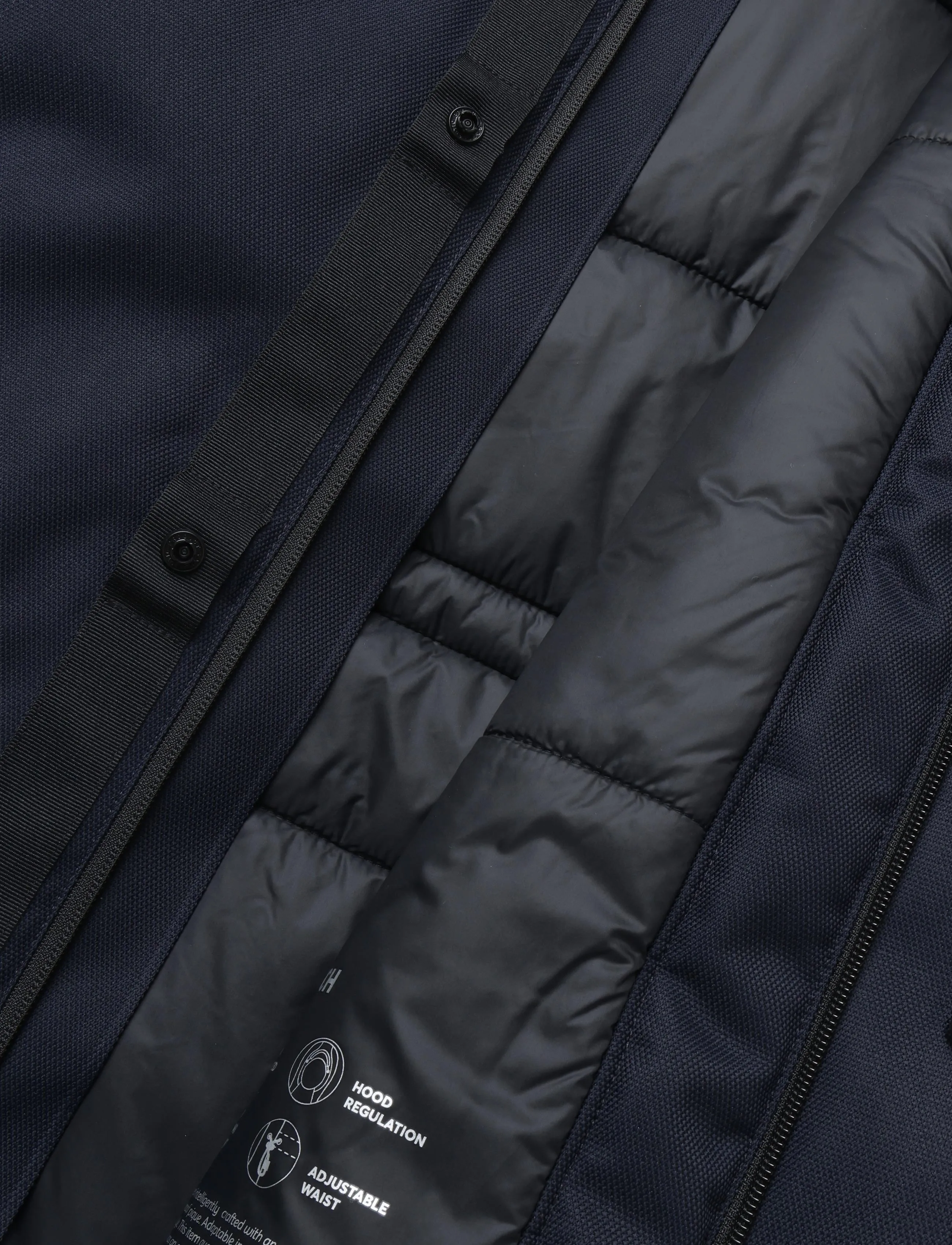 BOSS - OW_Hexatech Parka - premium stiilid - dark blue - 5