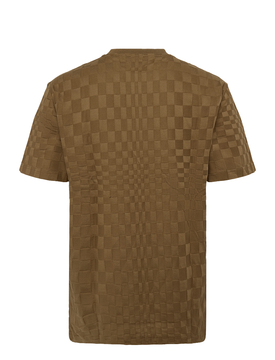 BOSS - TS_PS Icons70 Jacq - tops & t-shirts - medium brown - 1