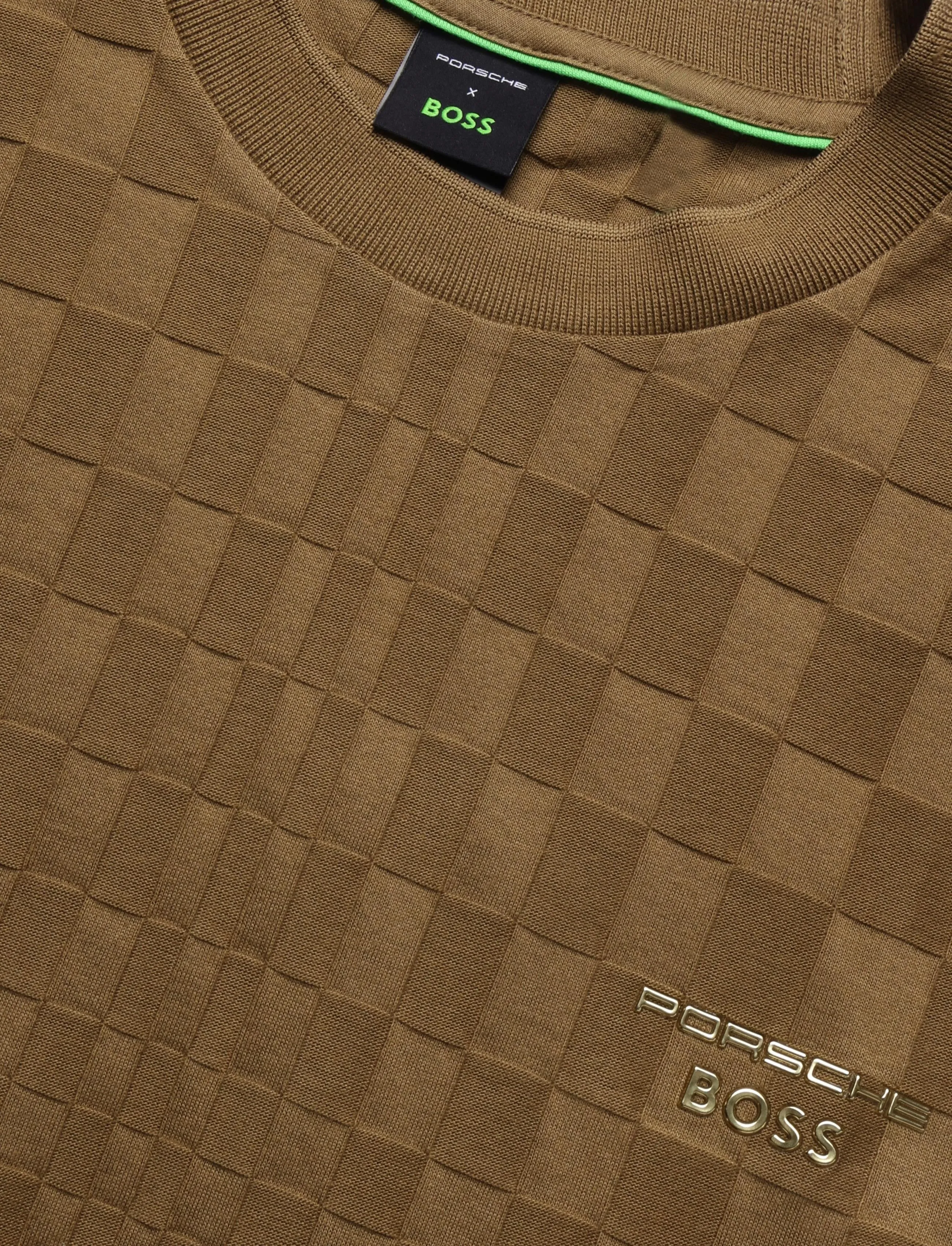 BOSS - TS_PS Icons70 Jacq - tops & t-shirts - medium brown - 2