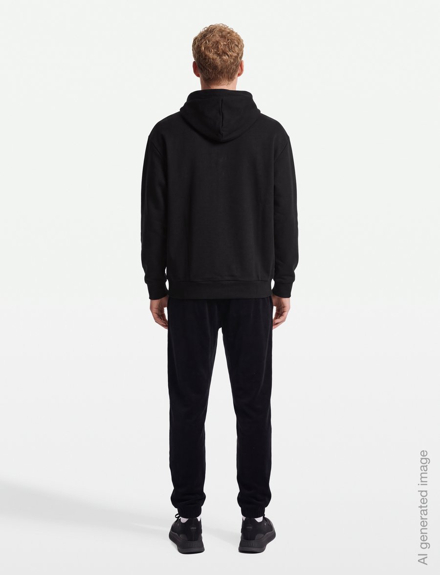 BOSS - SW_Hoodie FZ - kapuutsiga dressipluusid - black - 4